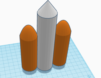 rocket ship kids fun space toy 3d print model - Mito3D