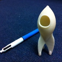 foguete estilo clássico vários espaço modelo brinquedo 3d print model - Mito3D
