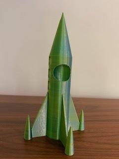 foguete navio pequeno astronauta brinquedo jovem crianças legal 3d print model - Mito3D
