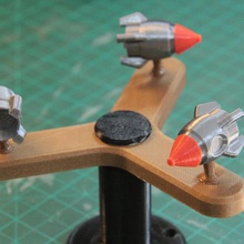 rocket spinner gadget 3d print model - Mito3D