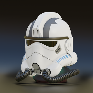 cohete soldado casco juguete guerra Galaxias cosplay Stormtrooper arte juego personaje 3d modelo impresión 3d print model - Mito3D