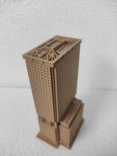 Rockefeller plaza Kaya felça rockçı bina gökdelen mimari dönüm noktası Gezi yeni York Kent nyc ny us Amerikan ofis dış zamanlar Meydan 3d print model - Mito3D
