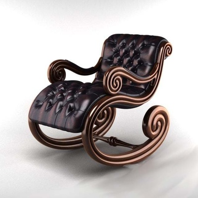 dondolo sedia poltrona divano mobilia parametrico panchina 3d print model - Mito3D