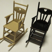 rocking chair 112 various hobby toy miniature art 3d print model - Mito3D