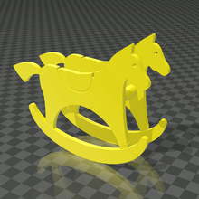 rocking horse various chair 3d print model - Mito3D