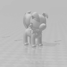 rockruff pokemon dog 3d print model - Mito3D