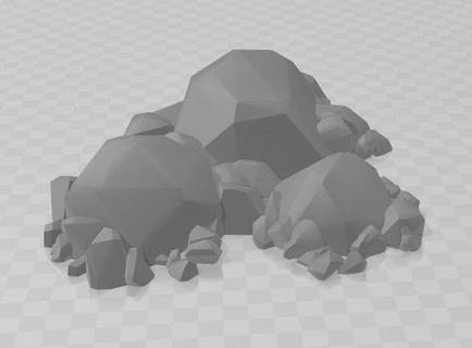rocks rc crawler rccrawler scale diorama rock 3d print model - Mito3D