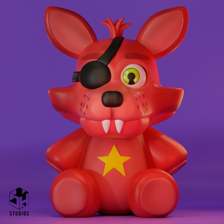 stella rock foxy adorabile fnaf giocattolo ragazza Pokemon Halloween fantasma Pikachu bonnie notti Freddy's freddy terrore vivace 3d print model - Mito3D