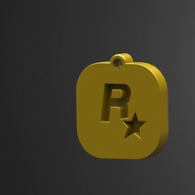 rockstar Anahtarlık çeşitli gta anahtar halkası 3d print model - Mito3D