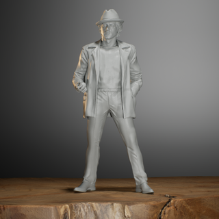rocoso balboa Sylvester stallone estatua Arte caja películas cifras escultura 3d print model - Mito3D