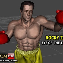 rocky iii sylvester stallone printable action figure eye tiger art fight boxer collectibles expendables creed america mgm rambo gloves ring boxing balboa sly 3d print model - Mito3D