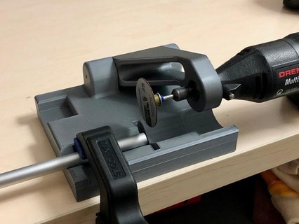 asta tubo taglierina dremel utensili macchina produzione creatori 3d print model - Mito3D