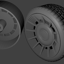 roda raceline Manhattan roue rotiforme bm1 BMW moulé pression voiture carro pneu stl 3d print model - Mito3D