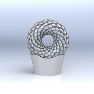 Rodin bobina anillo devanado plantilla molde poe dds metal cable frecuencia ola generador 3d print model - Mito3D