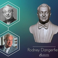 rodney dangerfield 3d portrait sculpture print model art man 3dmodel sculptures comedian american 3d print model - Mito3D