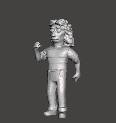 roger daltrey simpsons 3dcartoons oyun bart homer maggie lisa barney bartman los otto kaya 3d print model - Mito3D