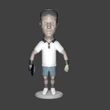 roger federe varios el tenis deporte jugador atleta de dibujos animados cabezón grand slam 3d print model - Mito3D