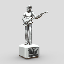 Roger águas Rosa Floyd 3dprinting arte brinquedo músico legendas imprimível figura ação estrela rock violão pose mistura stl miniatura vinil 3d print model - Mito3D