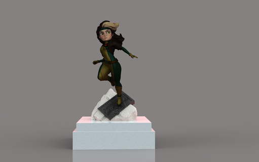 haydut Chibi hayret oyuncak heykel x men gözüpek Disney el Sanat 3d 3d print model - Mito3D
