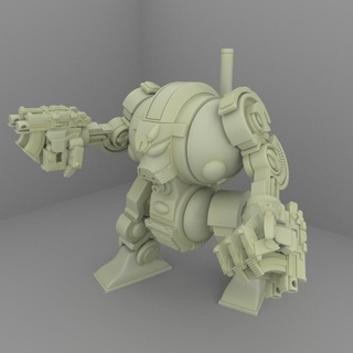 rogue trader era dreadnought oldhammer war hammer kustom space marines imperial guard 3d print model - Mito3D