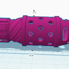 roket museruola airsoft aria leggera accessorio veloce hider fiamma arrestatore rompere 3d print model - Mito3D