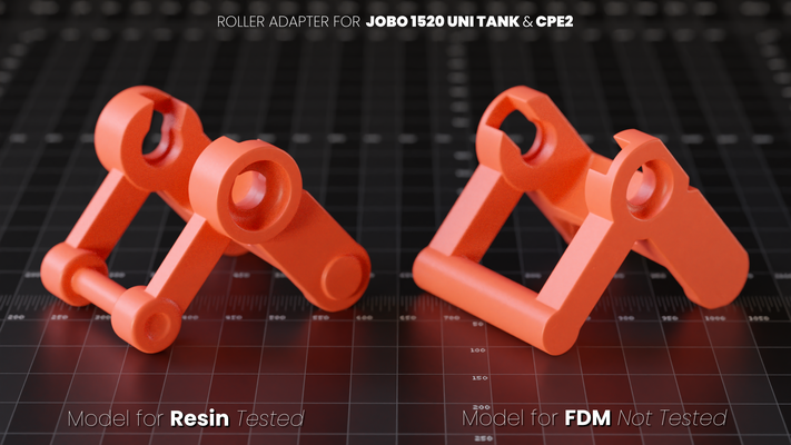 rolo adaptador jobo 1520 uni tanque cpe2 atualizar v2 bobina 3d print model - Mito3D