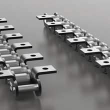 correntes de rolos ansi 40 anexo a1 k1 ferramenta rollerchain conveyorchain rodas mudanças dentadas a máquina indústria automotiva 3d print model - Mito3D