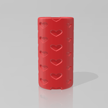 roller heart architecture texture roll rollers clay marker 3d print model - Mito3D