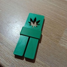rouleau titulaire soutien agrafe gadget cannabis svelte roulant 3d print model - Mito3D