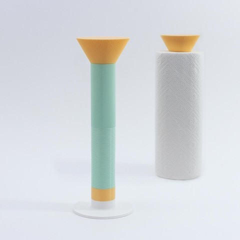 rodillo de cocina soporte rollo casa 3D print model - Mito3D