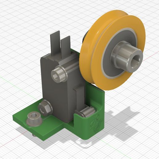 roller level filament runout sensor guide tool creality ender 3 ender3 pro sens fillament mount vslot 3d printer parts 3D print model - Mito3D