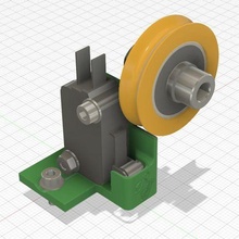 roller level filament runout sensor guide tool creality ender 3 ender3 pro sens fillament mount vslot 3d printer parts 3d print model - Mito3D
