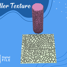 rolo polímero argila couro textura euliteccom cc protegido direitos autorais licença 3d print model - Mito3D