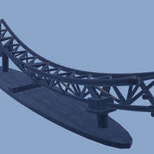 Achterbahn Spur Diorama 3d print model - Mito3D