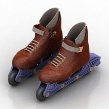 rollers fashion skates 3d print model - Mito3D