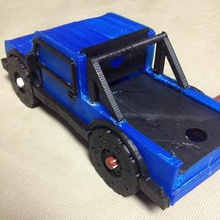 rolling règle camion crayon cas rentree la maison jouet bureau 3d print model - Mito3D