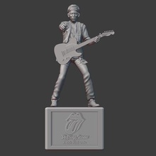 roulant pierres Keith Richards 3dprinting musique ender3 guitariste musicien étape Denver concert rock Roll interprète diorama célébrité figurine Roche 3d print model - Mito3D