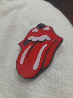 rolling stones keychain rock music england 3d print model - Mito3D