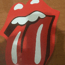 rolling stones tongue art 3d print model - Mito3D