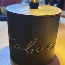 rolling tobacco tin 3d print model - Mito3D