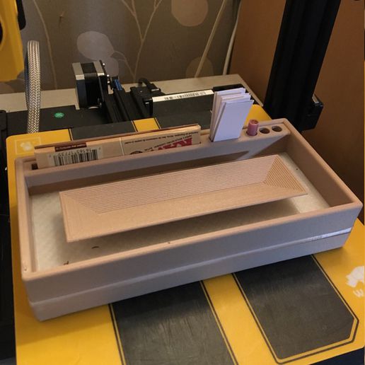 rotolare vassoio gadget guidare erba rilassamento scatola guidato vassoi rollio 3D print model - Mito3D
