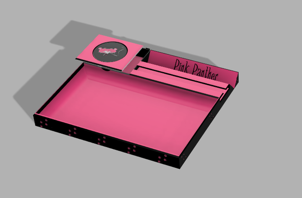 rolling tray bandeja para bolar tools rollingtray bandejadebolar tobaccoaccessories acessoriosparatabaco tipholder portapiteira paperslot encaixeparaseda smokinggear equipamentoparafumar 3d print model - Mito3D