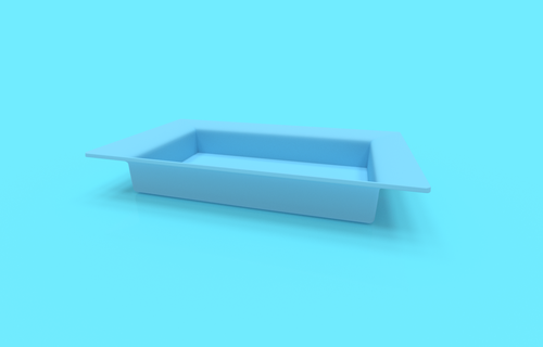 rolling tray table dish roling 420 candy weed smoke cookies 3d print model - Mito3D