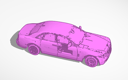rolos Royce casa carro 3d print model - Mito3D