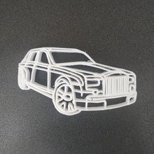 a rolls-royce, porta-chaves arte do veículo porque 3d print model - Mito3D