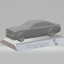 rolls royce phantom 3d modello di auto alta qualità stampa file stl vari stampabile 3d, Modello una d'epoca 3d print model - Mito3D