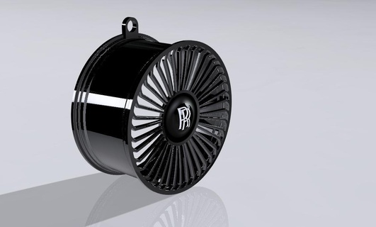 Rulo Royce jant anahtar aksesuar aksesuarı yazıcı modelleme 3dprinter tasarımcı tasarım 3dmodel otomobil Rolls rollsroyceaksesuar 3d print model - Mito3D