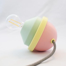 roly polly lámpara auxiliar.casa.retro.decoración 3d print model - Mito3D