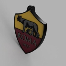 Roma gadget futebol serie chaveiro bola 3d print model - Mito3D