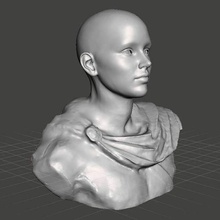 romain buste casque supporter accessoires 3d print model - Mito3D